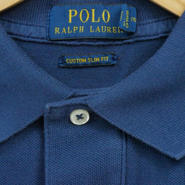 Polo manches courtes homme bleu Polo Ralph Lauren Motif a motifs Col Polo