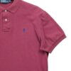 Polo manches courtes homme bordeaux Polo Ralph Lauren Col Polo