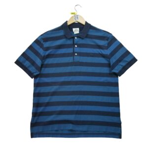 Polo manches courtes homme marine Lacoste Motif a rayures Col Polo