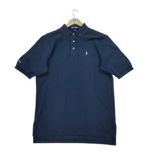 Polo manches courtes homme marine Polo Ralph Lauren Col Polo