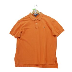 Polo manches courtes homme orange Polo Ralph Lauren Col Polo