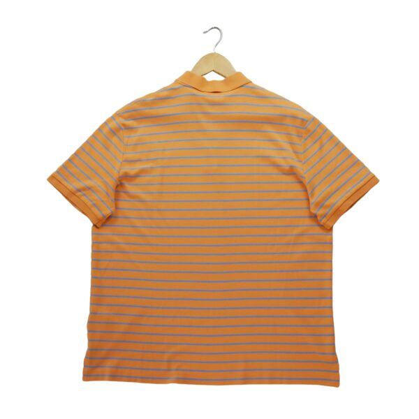 Polo manches courtes homme orange Polo Ralph Lauren Motif a rayures Col Polo