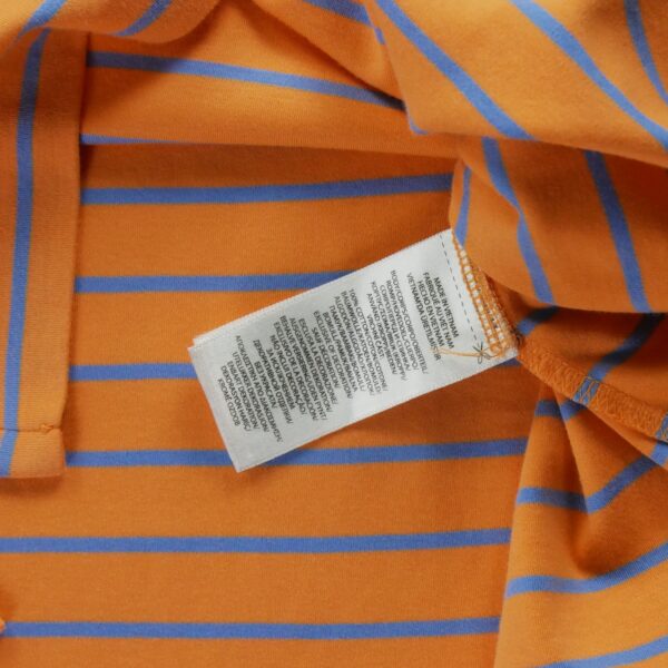 Polo manches courtes homme orange Polo Ralph Lauren Motif a rayures Col Polo