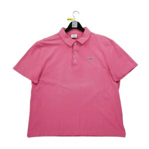 Polo manches courtes homme rose Lacoste Col Polo
