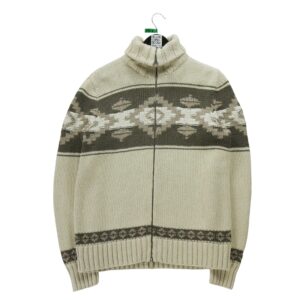 Pull femme manches longues beige Polo Ralph Lauren Col Montant