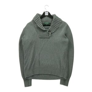 Pull femme manches longues gris Lauren Ralph Lauren Col V