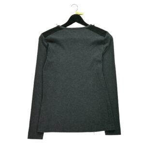 Pull femme manches longues gris Ralph Lauren Col Rond