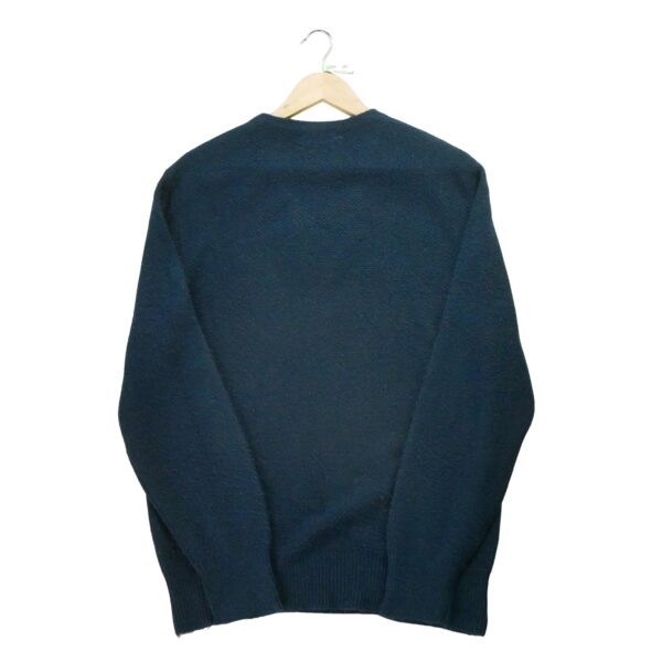Pull femme manches longues marine Dior Col V