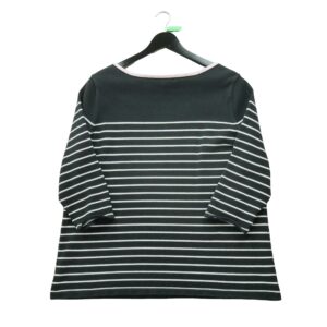Pull femme manches longues marine Polo Ralph Lauren Motif a rayures Col Rond