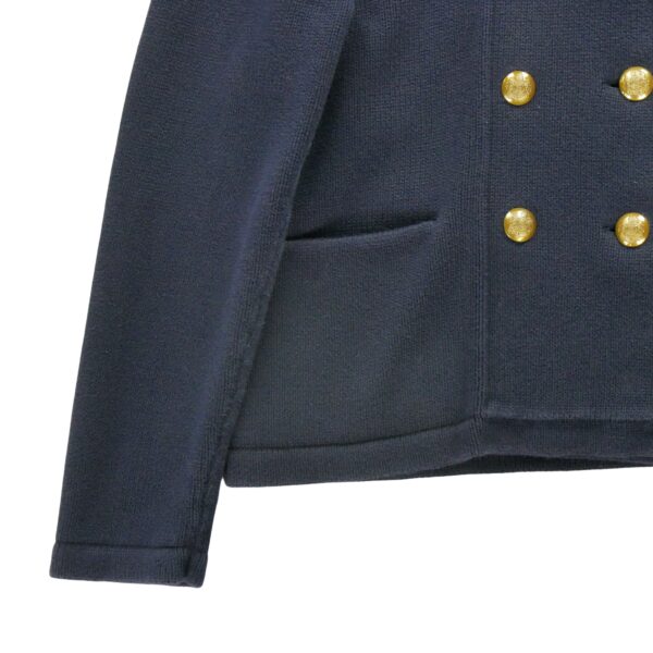 Pull femme manches longues marine Ralph Lauren Col Chale