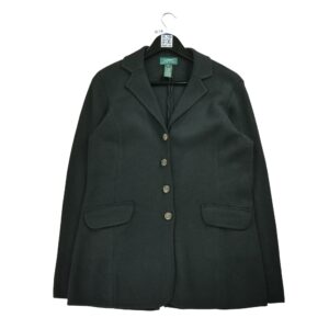 Pull femme manches longues noir Lauren Ralph Lauren Col Revert