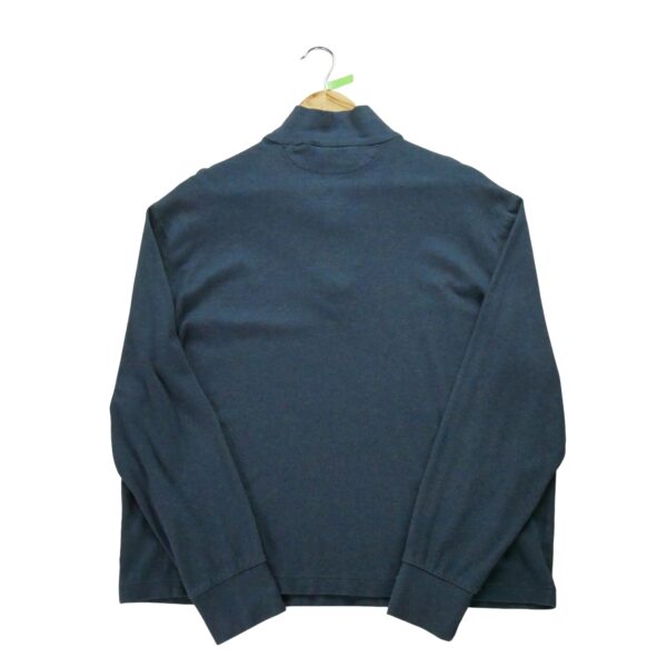 Pull homme manches longues marine Polo Ralph Lauren Col Montant