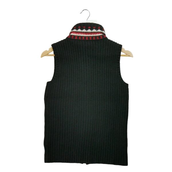 Pull homme sans manches noir Lauren Ralph Lauren Motif imprime Col Montant