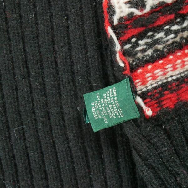 Pull homme sans manches noir Lauren Ralph Lauren Motif imprime Col Montant