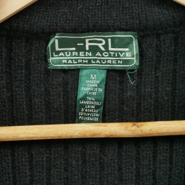 Pull homme sans manches noir Lauren Ralph Lauren Motif imprime Col Montant