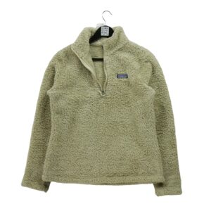 Pull polaires femme manches longues beige Patagonia Col Montant