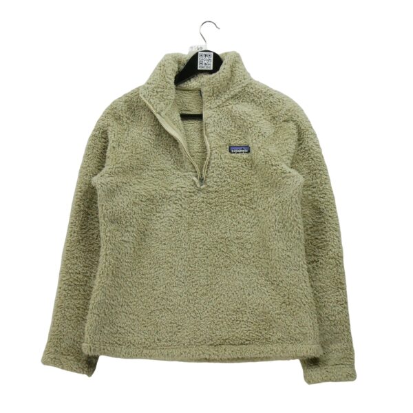 Pull polaires femme manches longues beige Patagonia Col Montant