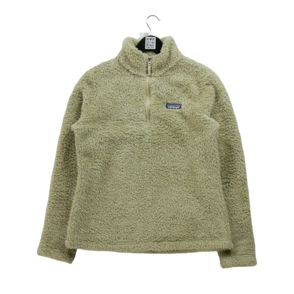 Pull polaires femme manches longues beige Patagonia Col Montant