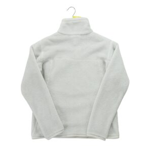 Pull polaires femme manches longues blanc Patagonia Col Montant