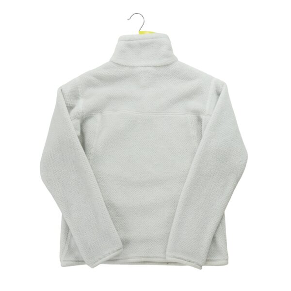 Pull polaires femme manches longues blanc Patagonia Col Montant