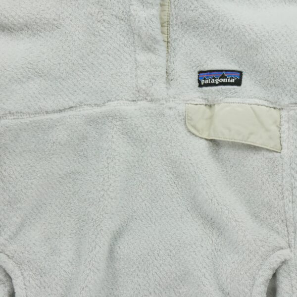 Pull polaires femme manches longues blanc Patagonia Col Rond
