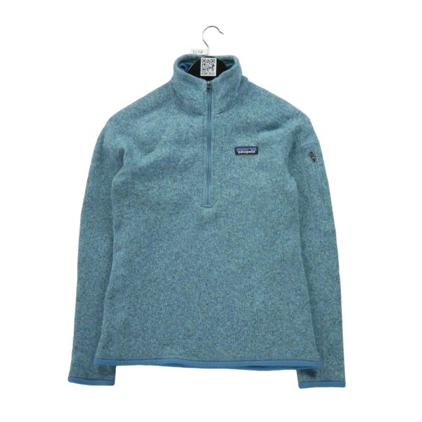 Pull polaires femme manches longues bleu clair Patagonia Motif chine Col Montant