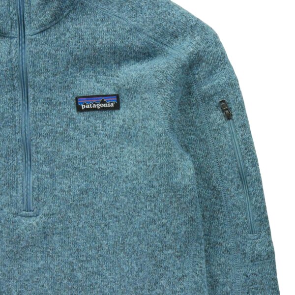 Pull polaires femme manches longues bleu clair Patagonia Motif chine Col Montant