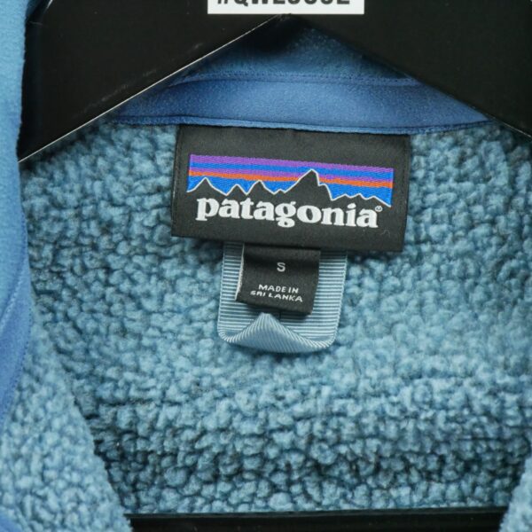 Pull polaires femme manches longues bleu clair Patagonia Motif chine Col Montant