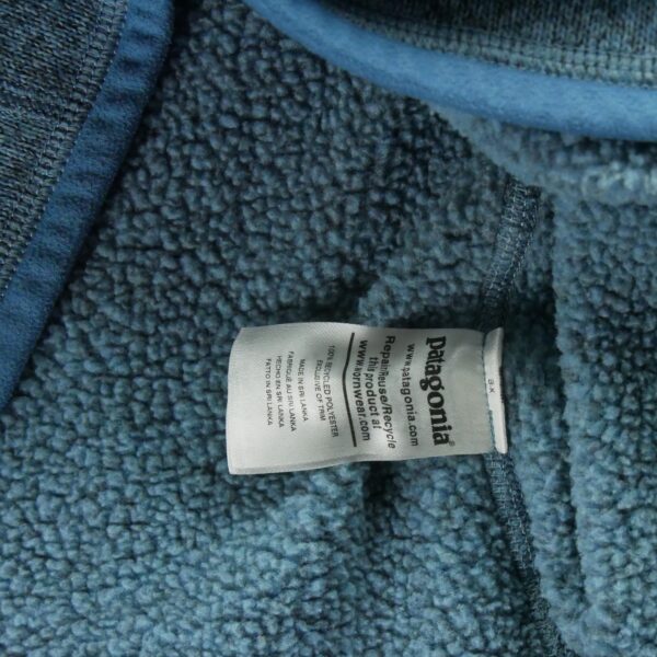 Pull polaires femme manches longues bleu clair Patagonia Motif chine Col Montant