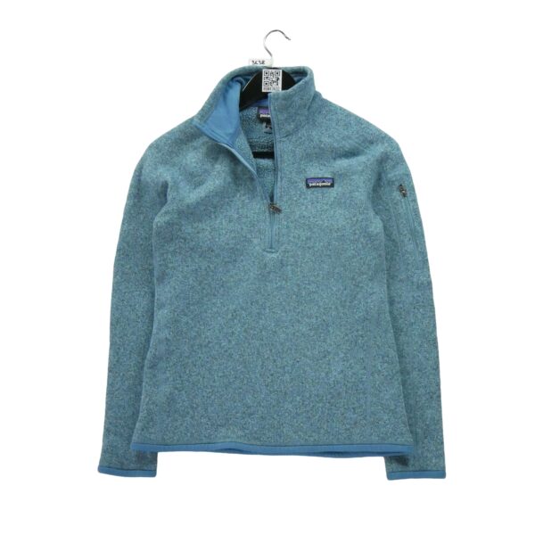 Pull polaires femme manches longues bleu clair Patagonia Motif chine Col Montant