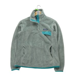 Pull polaires femme manches longues gris Patagonia Col Montant