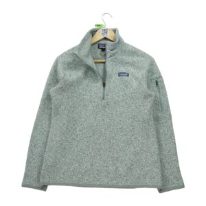 Pull polaires femme manches longues gris Patagonia Motif chine Col Montant