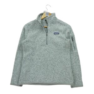 Pull polaires femme manches longues gris Patagonia Motif chine Col Montant