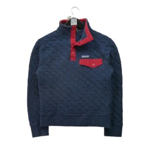 Pull polaires femme manches longues marine Patagonia Col Montant