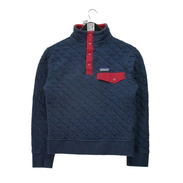 Pull polaires femme manches longues marine Patagonia Col Montant