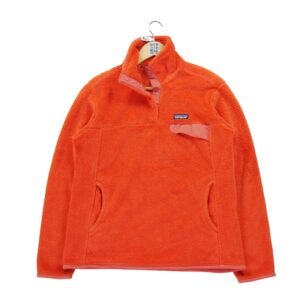 Pull polaires femme manches longues orange Patagonia Col Montant