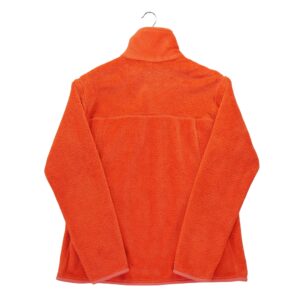 Pull polaires femme manches longues orange Patagonia Col Montant