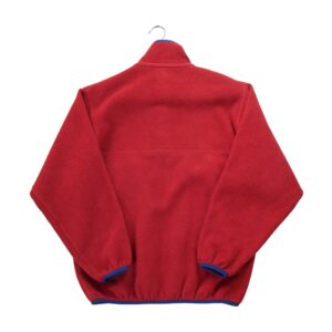 Pull polaires femme manches longues rouge Patagonia Col Montant