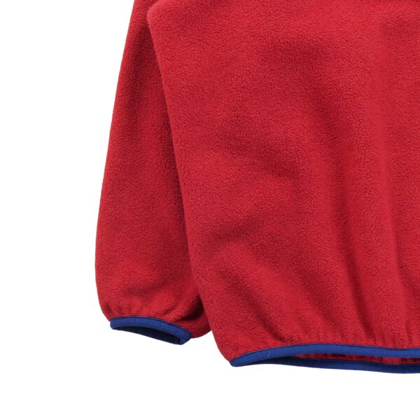 Pull polaires femme manches longues rouge Patagonia Col Montant