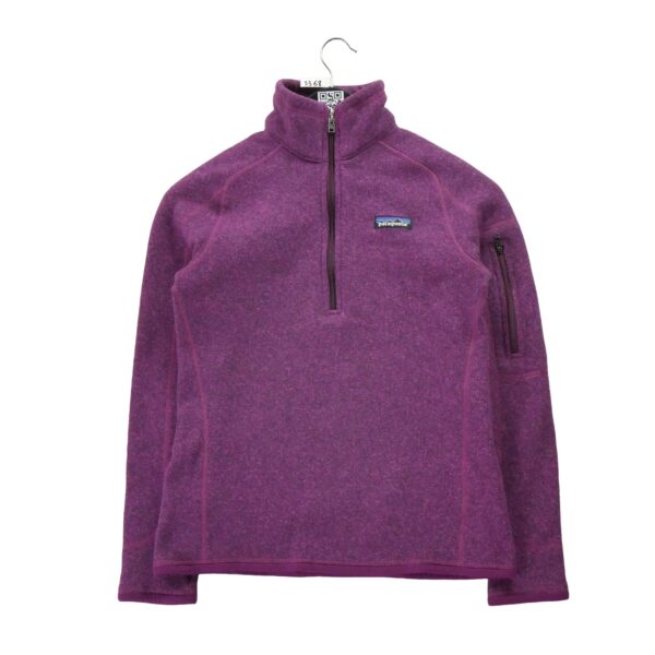 Pull polaires femme manches longues violet Patagonia Motif chine Col Montant