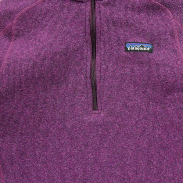 Pull polaires femme manches longues violet Patagonia Motif chine Col Montant
