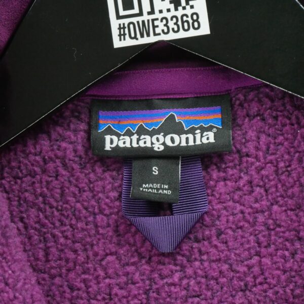 Pull polaires femme manches longues violet Patagonia Motif chine Col Montant