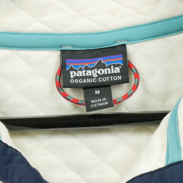 Pull polaires homme manches longues blanc Patagonia Col Montant