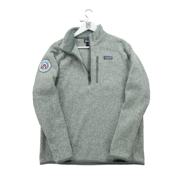 Pull polaires homme manches longues gris Patagonia Col Montant