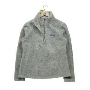 Pull polaires homme manches longues gris Patagonia Col Montant