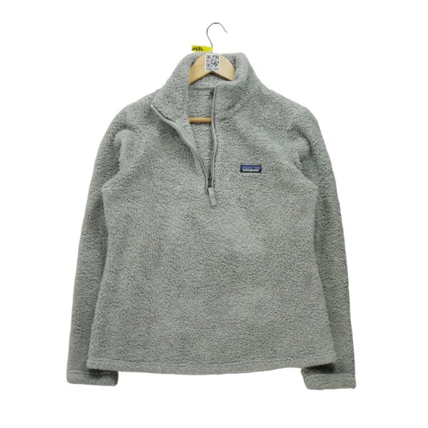 Pull polaires homme manches longues gris Patagonia Col Montant