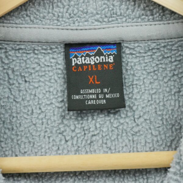 Pull polaires homme manches longues gris Patagonia Col Montant