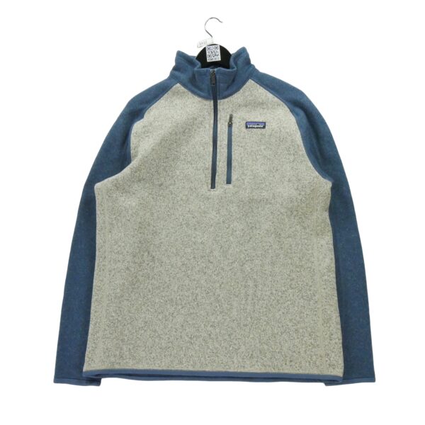 Pull polaires homme manches longues gris Patagonia Col Montant