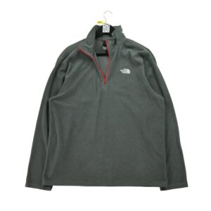 Pull polaires homme manches longues gris The North Face Col Montant