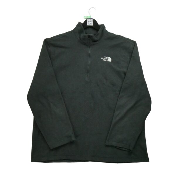 Pull polaires homme manches longues noir The North Face Col Montant